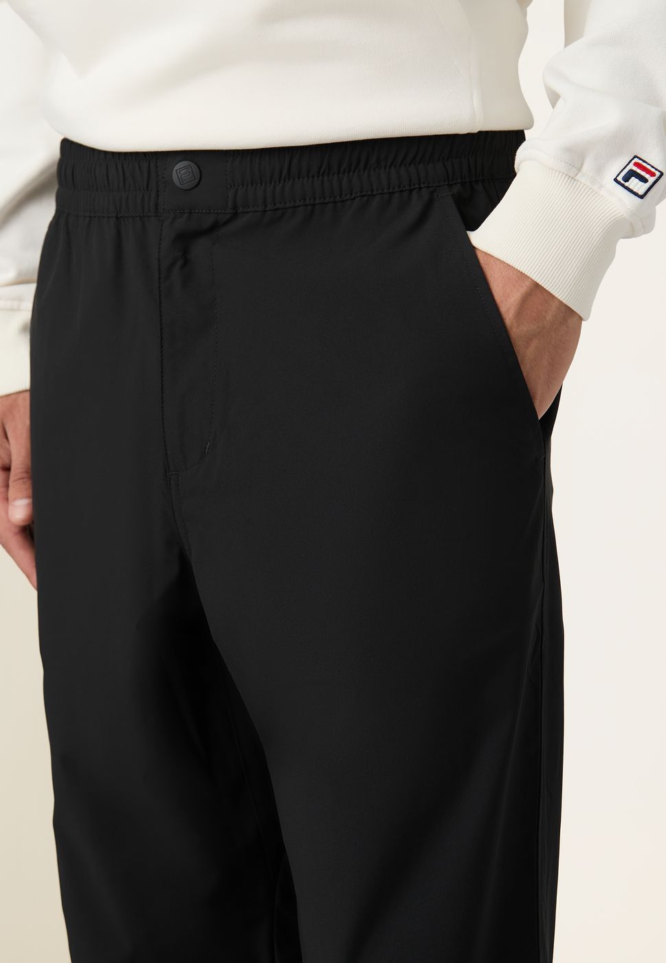 Pantalon Stretch 4 Sens Décontracté - Noir