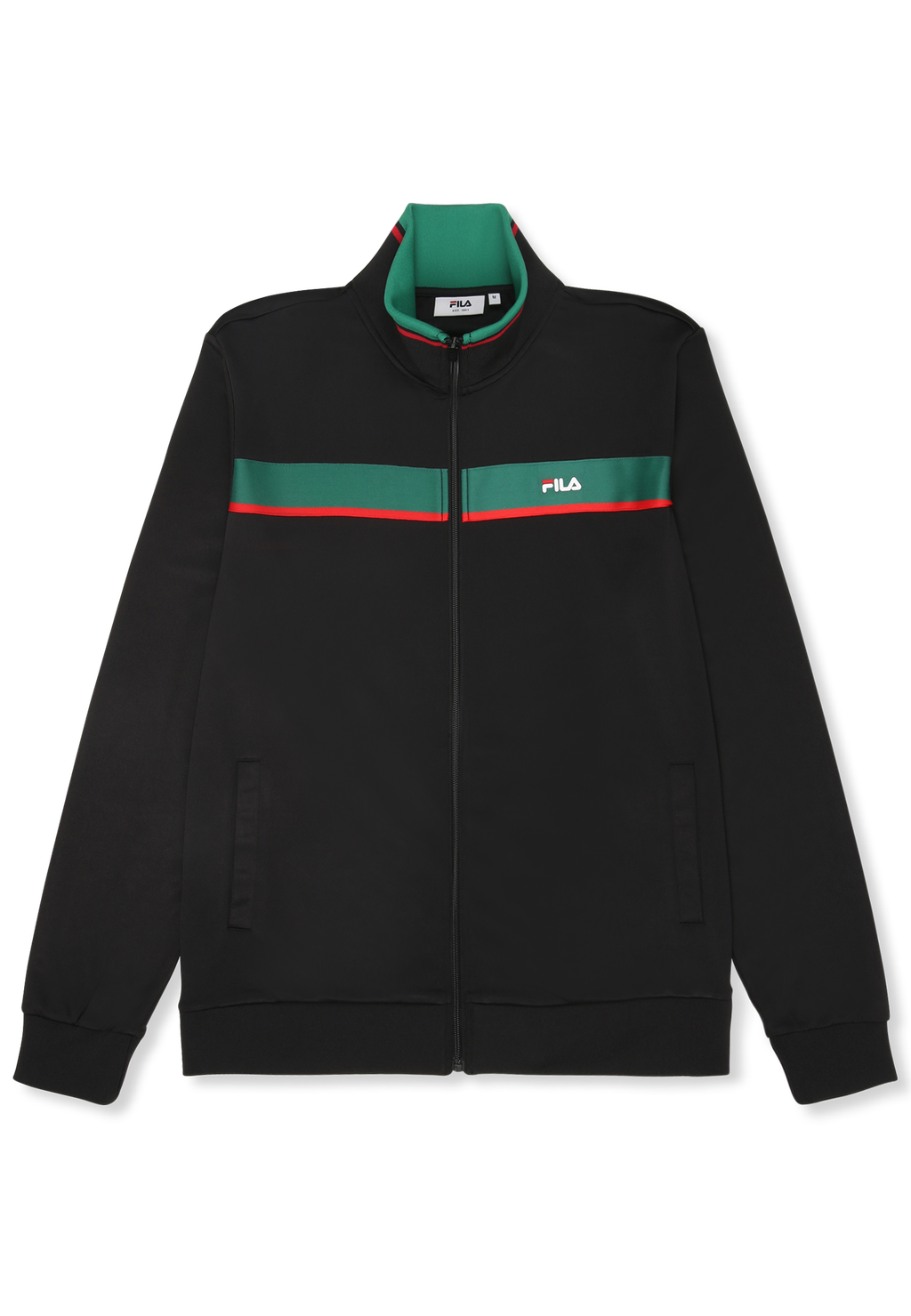 Veste De Survêtement À Bandes Classique - Noir