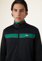 Veste De Survêtement À Bandes Classique - Noir