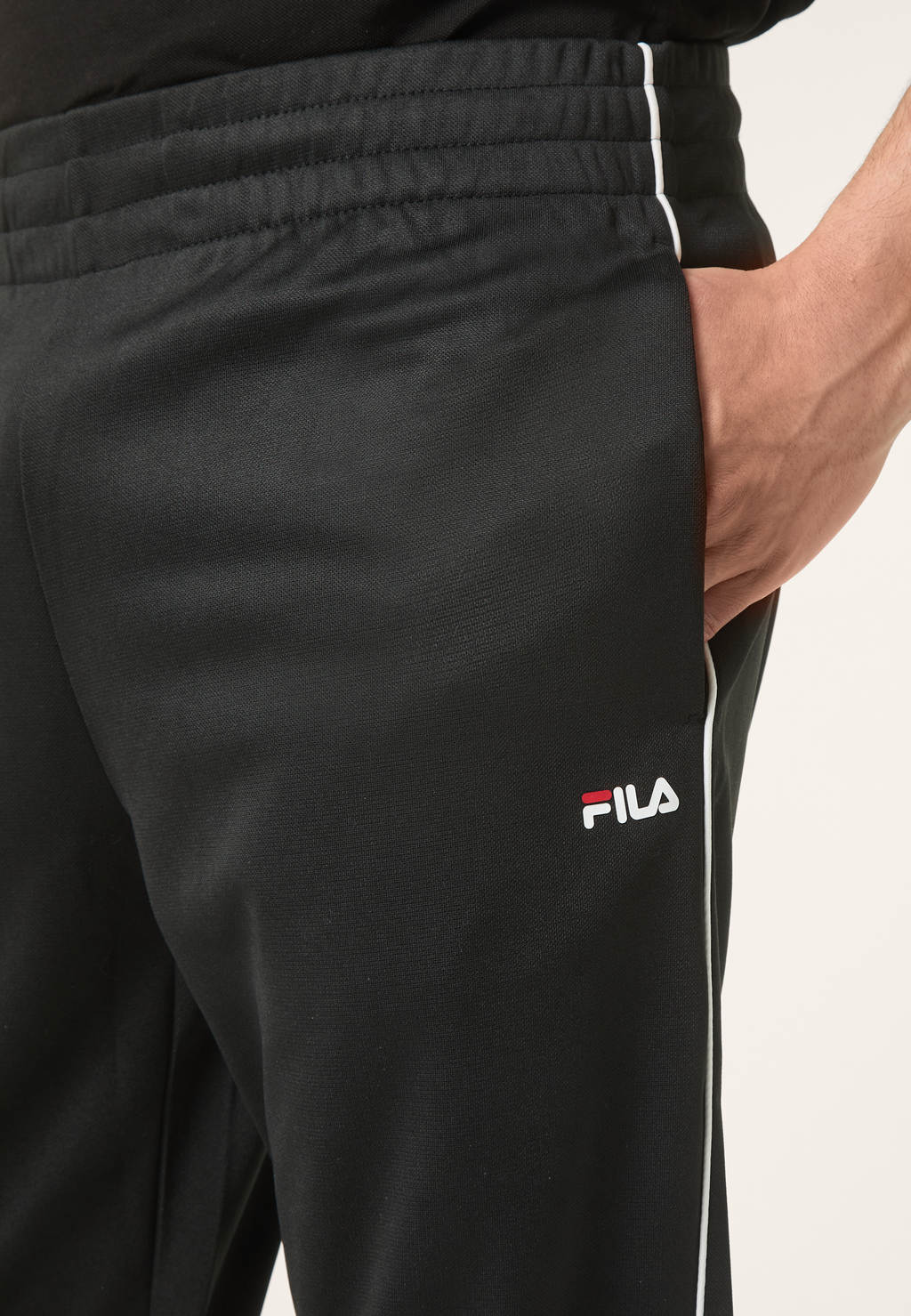 Classic Sweatpants - Black-Bright White