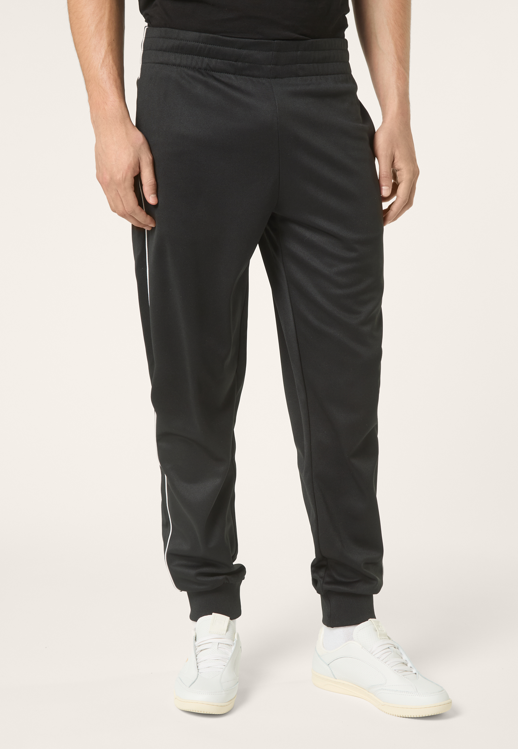 Classic Sweatpants - Black-Bright White