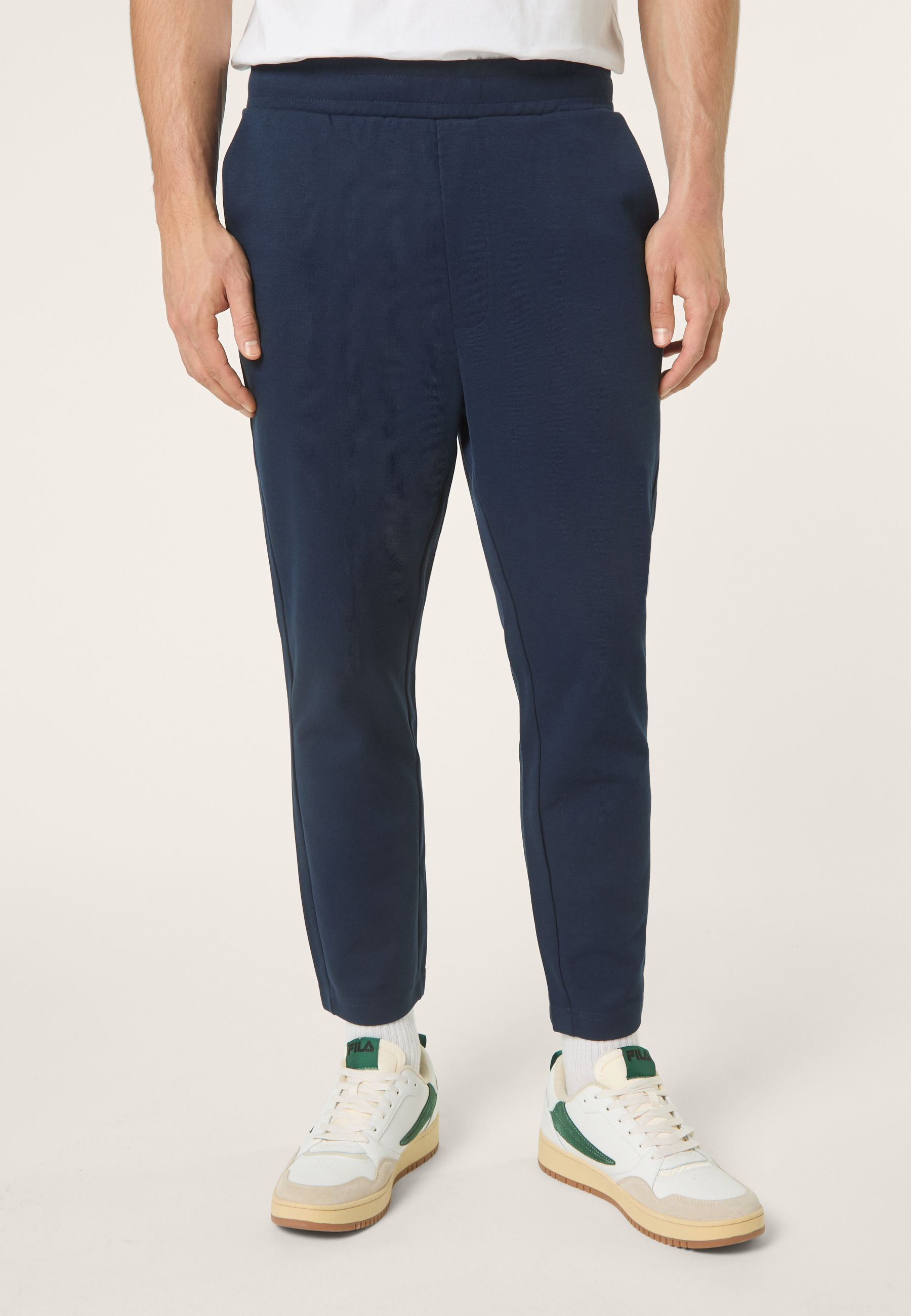 Pantalon De Jogging Chic Court Slim - Iris Noir
