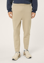 Pantalon De Jogging Chic Court Slim - Blanc Poivre