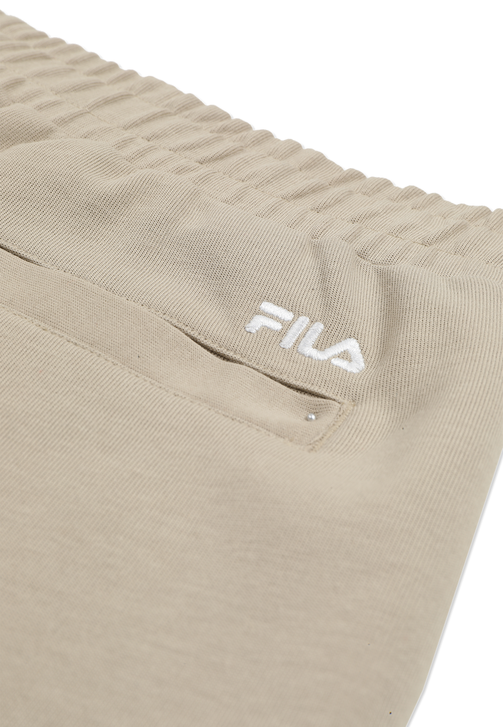 Pantalon De Jogging Chic Court Slim - Blanc Poivre