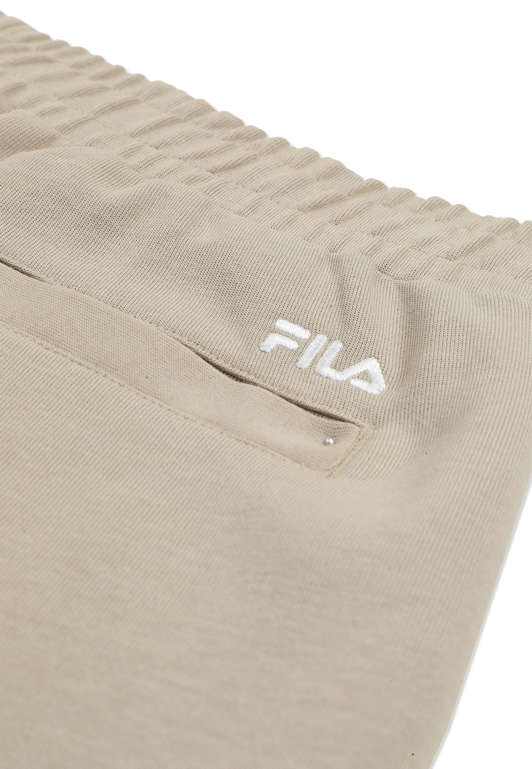 Pantalon De Jogging Chic Court Slim - Blanc Poivre
