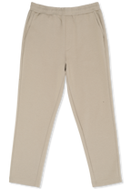 Pantalon De Jogging Chic Court Slim - Blanc Poivre