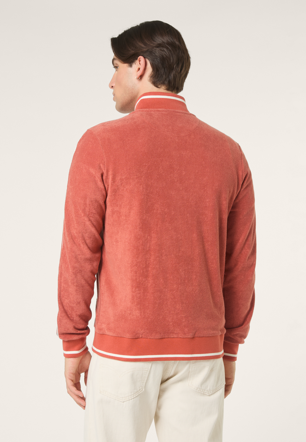 Classic Terry Track Jacket - Etruscan Red