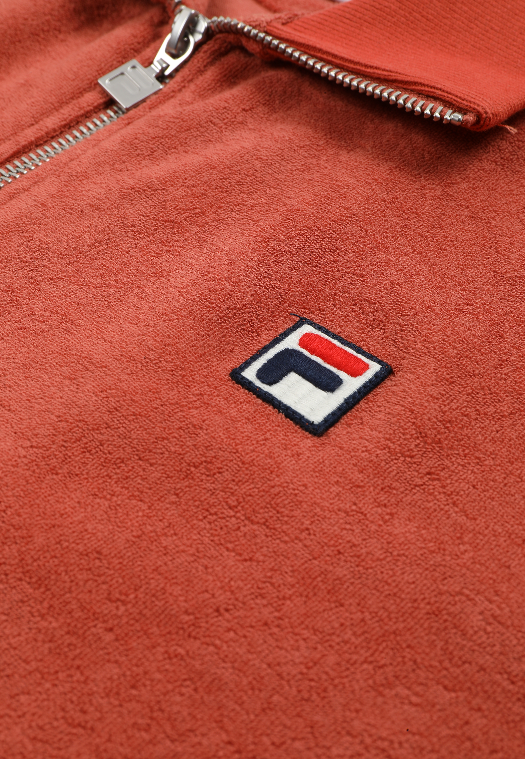 Classic Terry Track Jacket - Etruscan Red