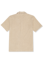 Chemise Resort Éponge Décontractée - Blanc Poivre