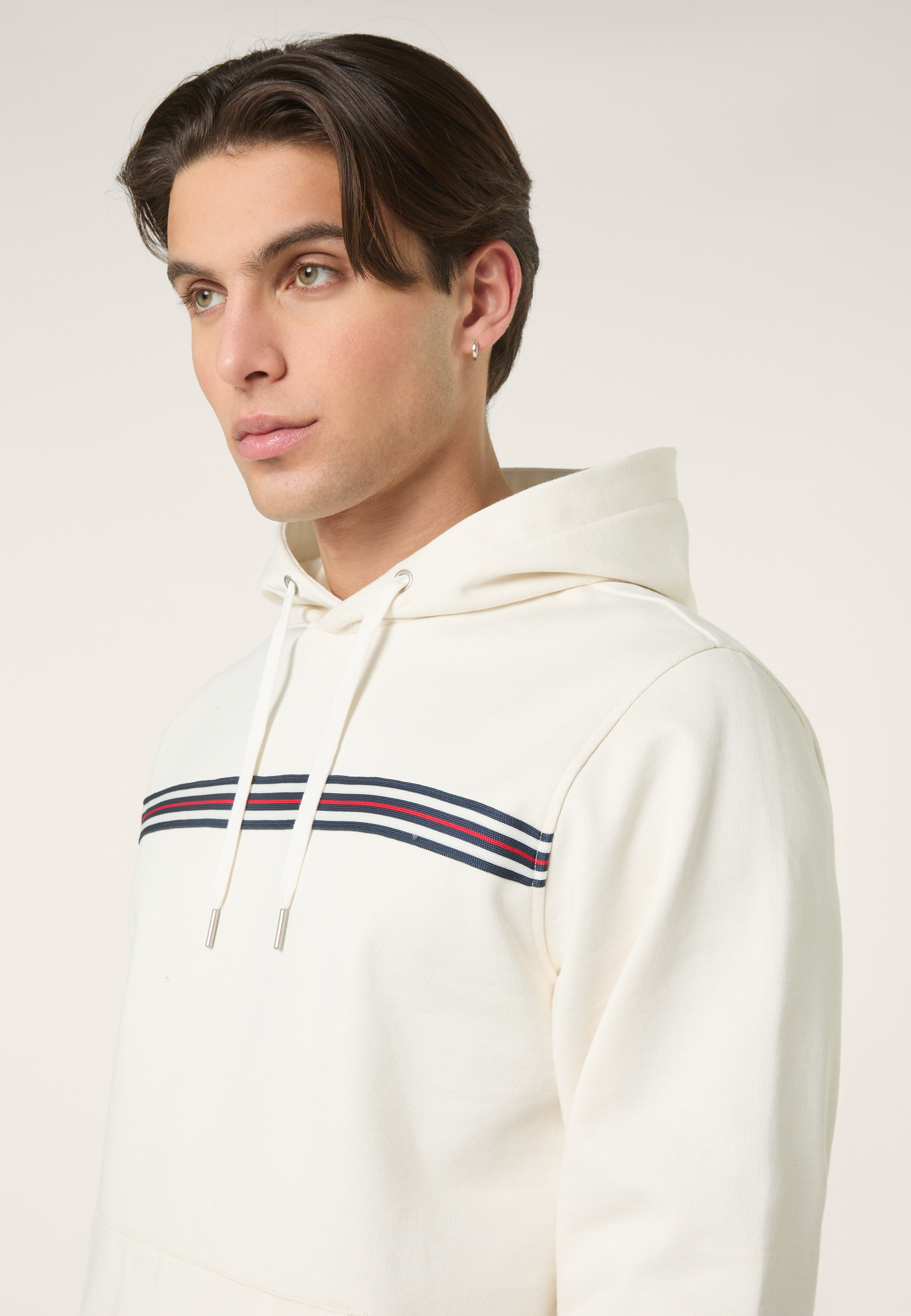 Hoodie À Bande Heritage Classique - Aigrette