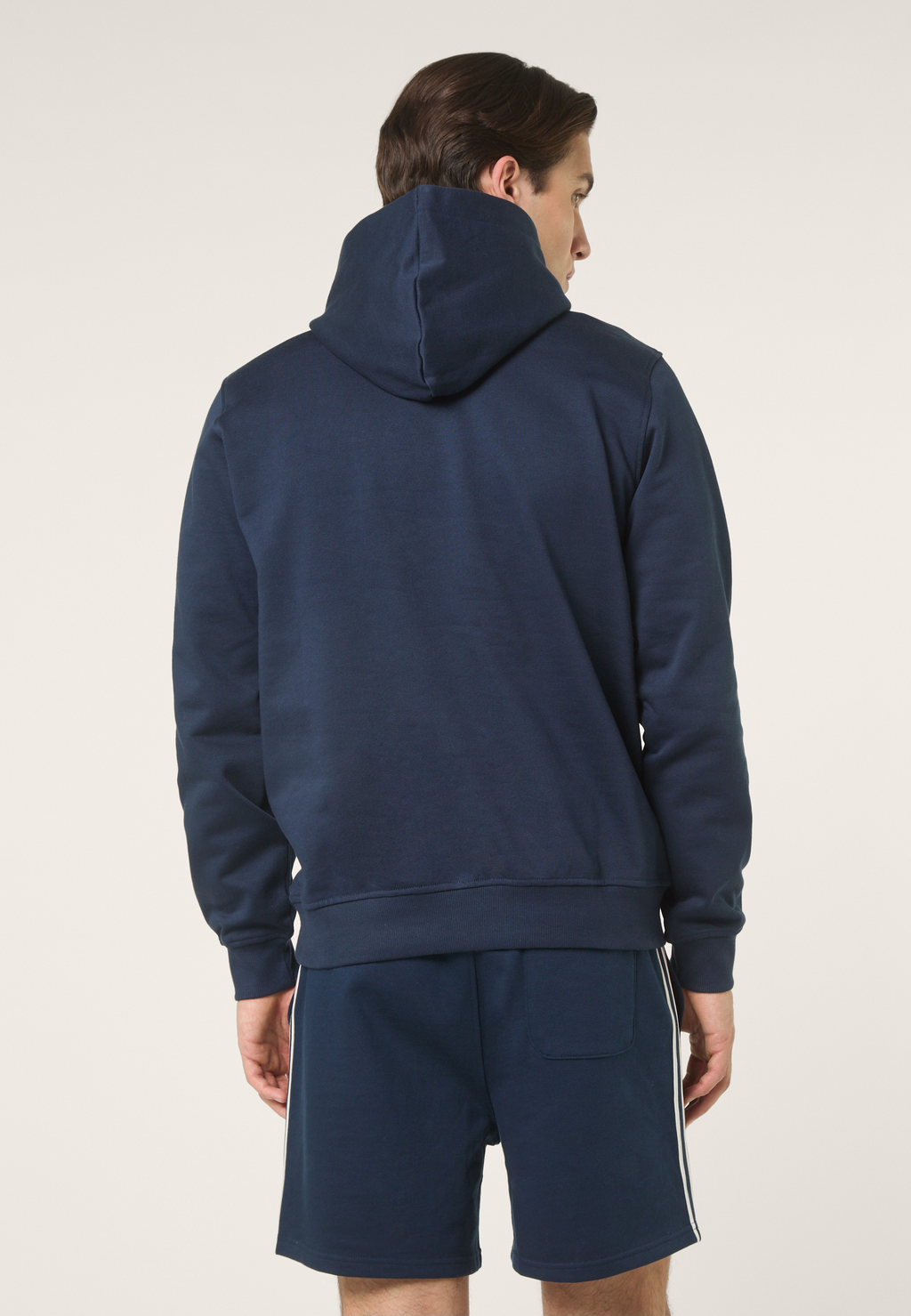 Hoodie À Bande Heritage Classique - Iris Noir