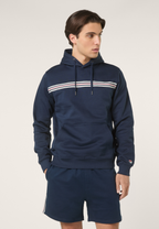 Hoodie À Bande Heritage Classique - Iris Noir