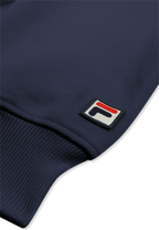Hoodie À Bande Heritage Classique - Iris Noir
