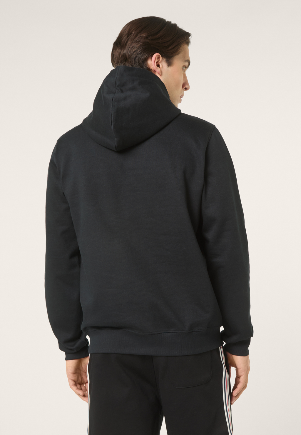 Hoodie À Bande Heritage Classique - Noir