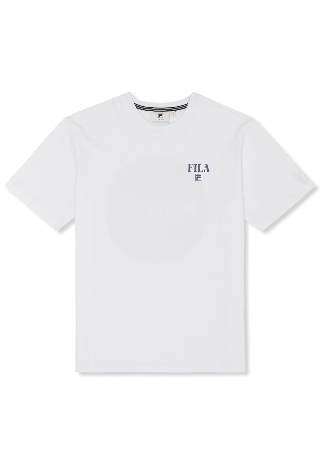 T-Shirt À Imprimé Décontracté - Blanc Éclatant
