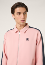 Casual Banded Track Jacket - Soft Pink