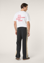 Pantalon De Survêtement À Bandes Décontracté - Noir