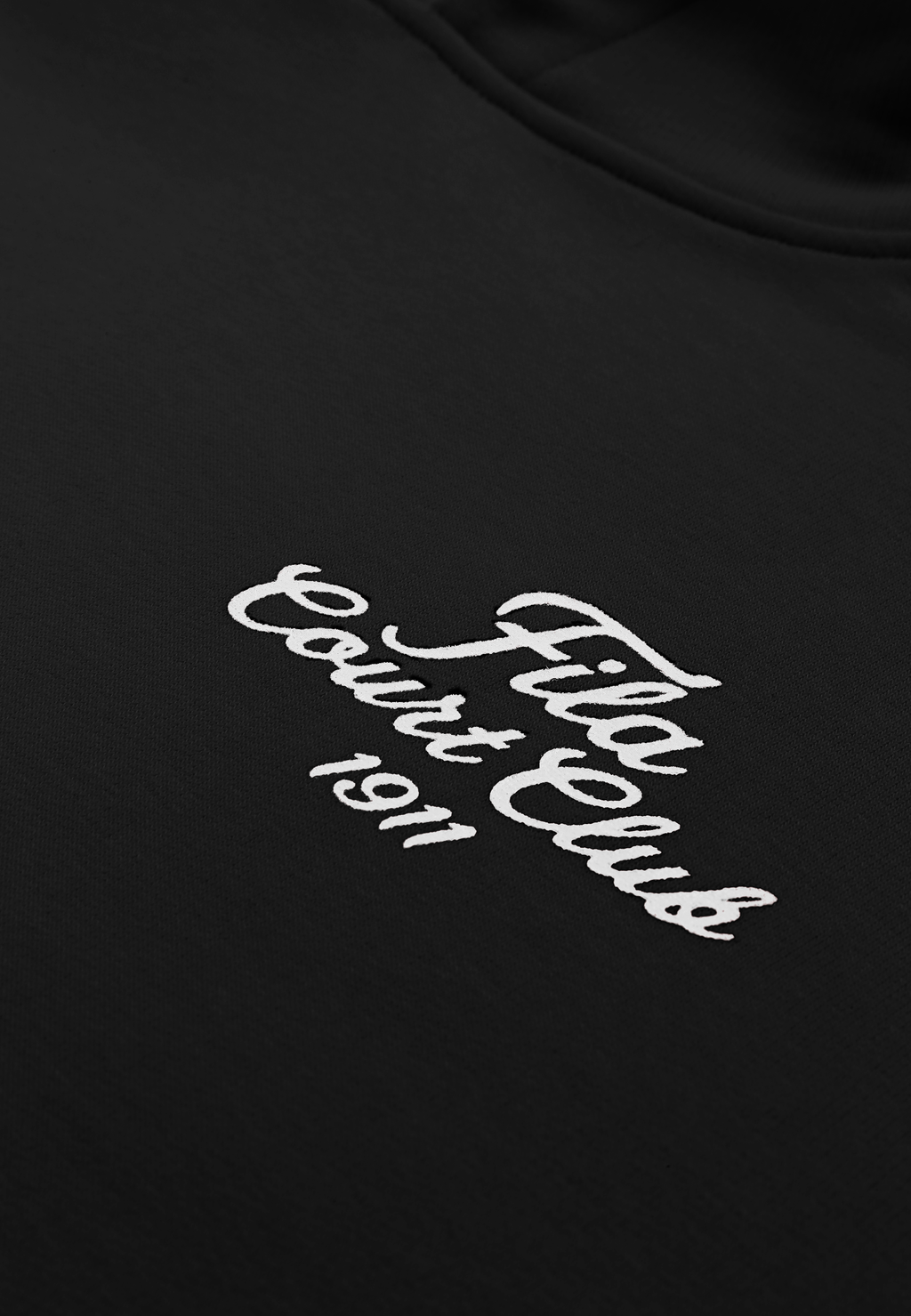 Hoodie À Imprimé Décontracté - Noir