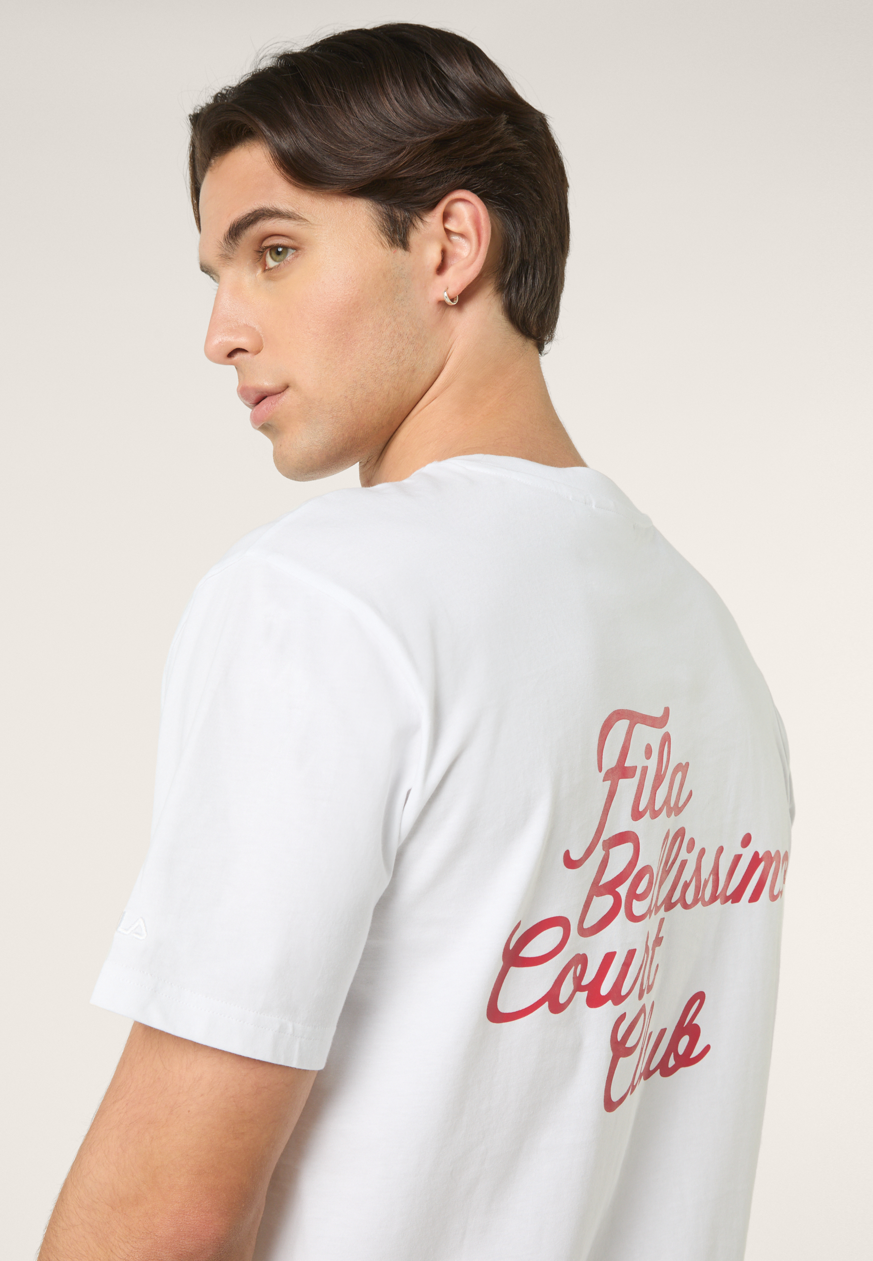 T-Shirt À Imprimé Décontracté - Blanc Éclatant