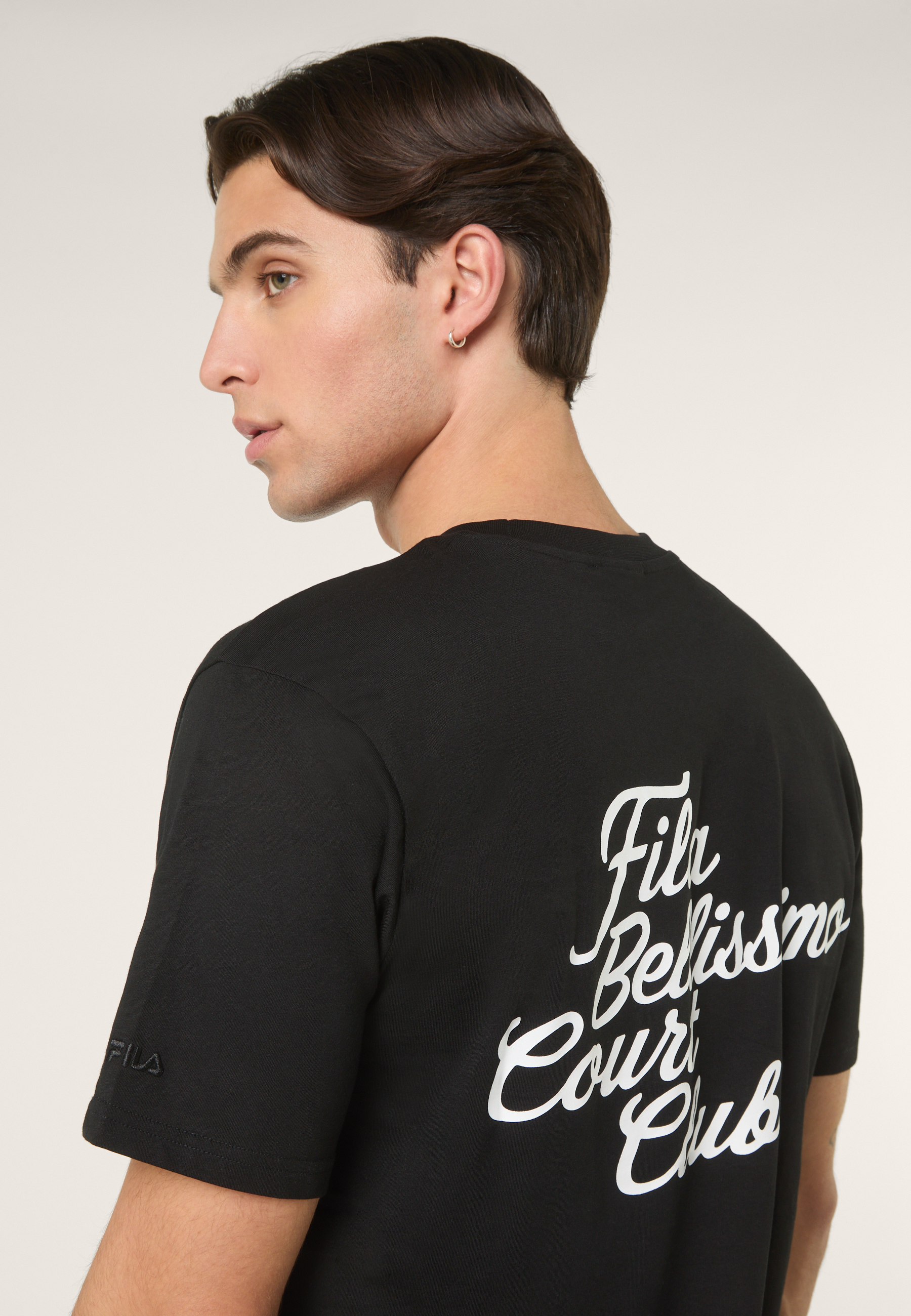 T-Shirt À Imprimé Décontracté - Noir