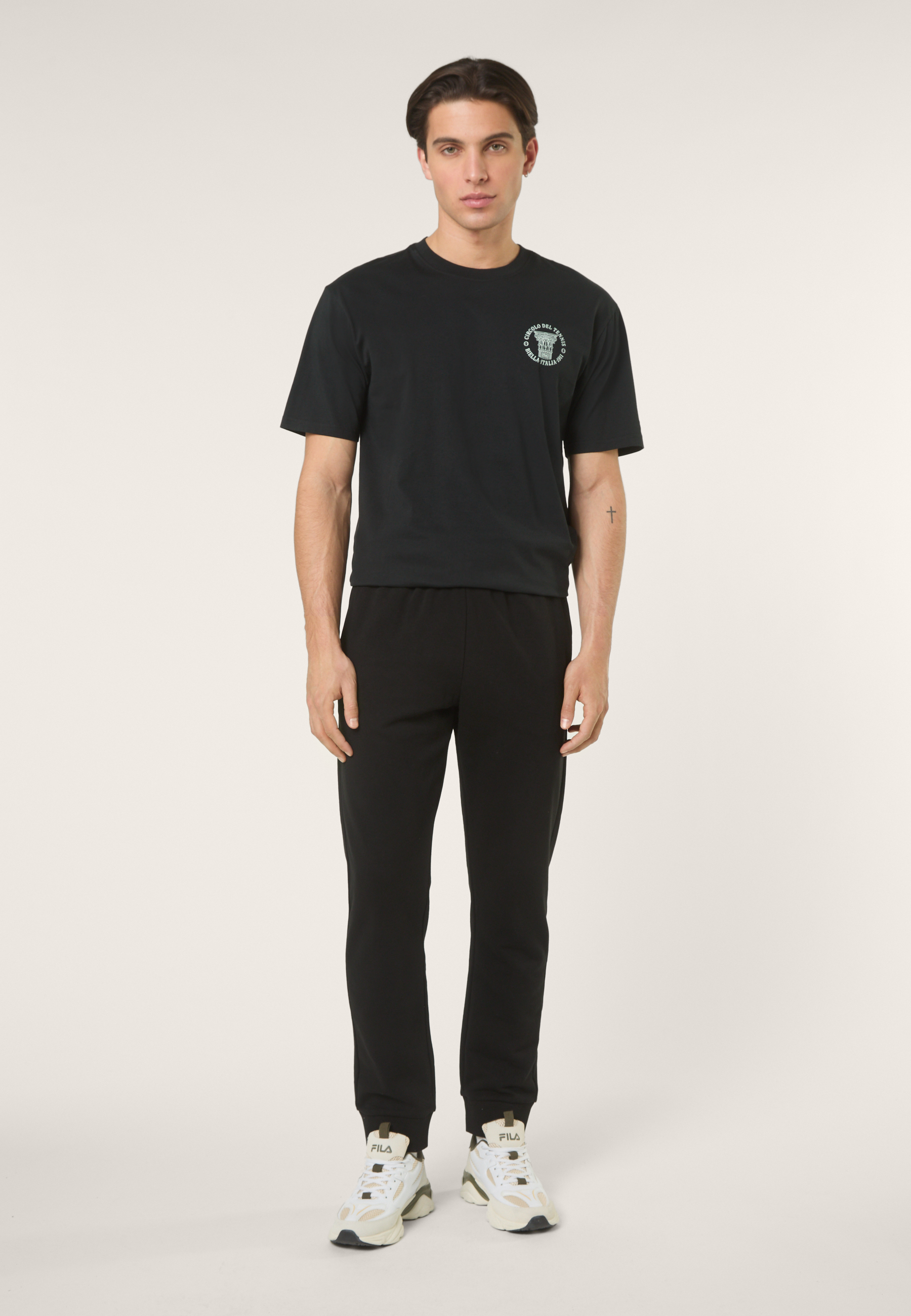 T-Shirt À Imprimé Décontracté - Noir