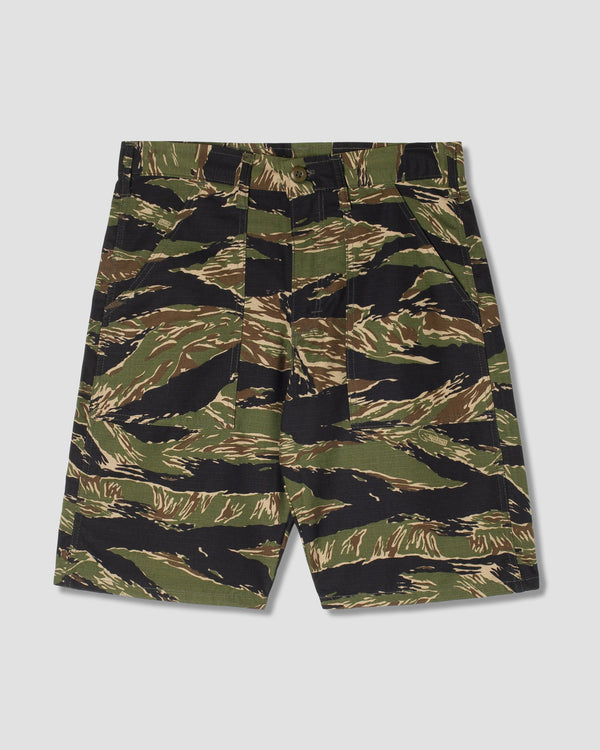 Short Fatigue - Green Tigerstripe Ripstop