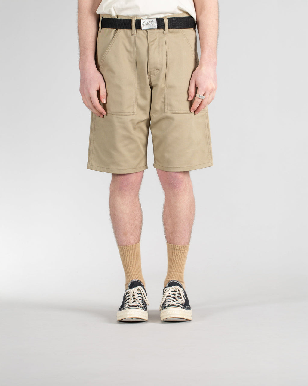 Fatigue Shorts - Khaki Twill