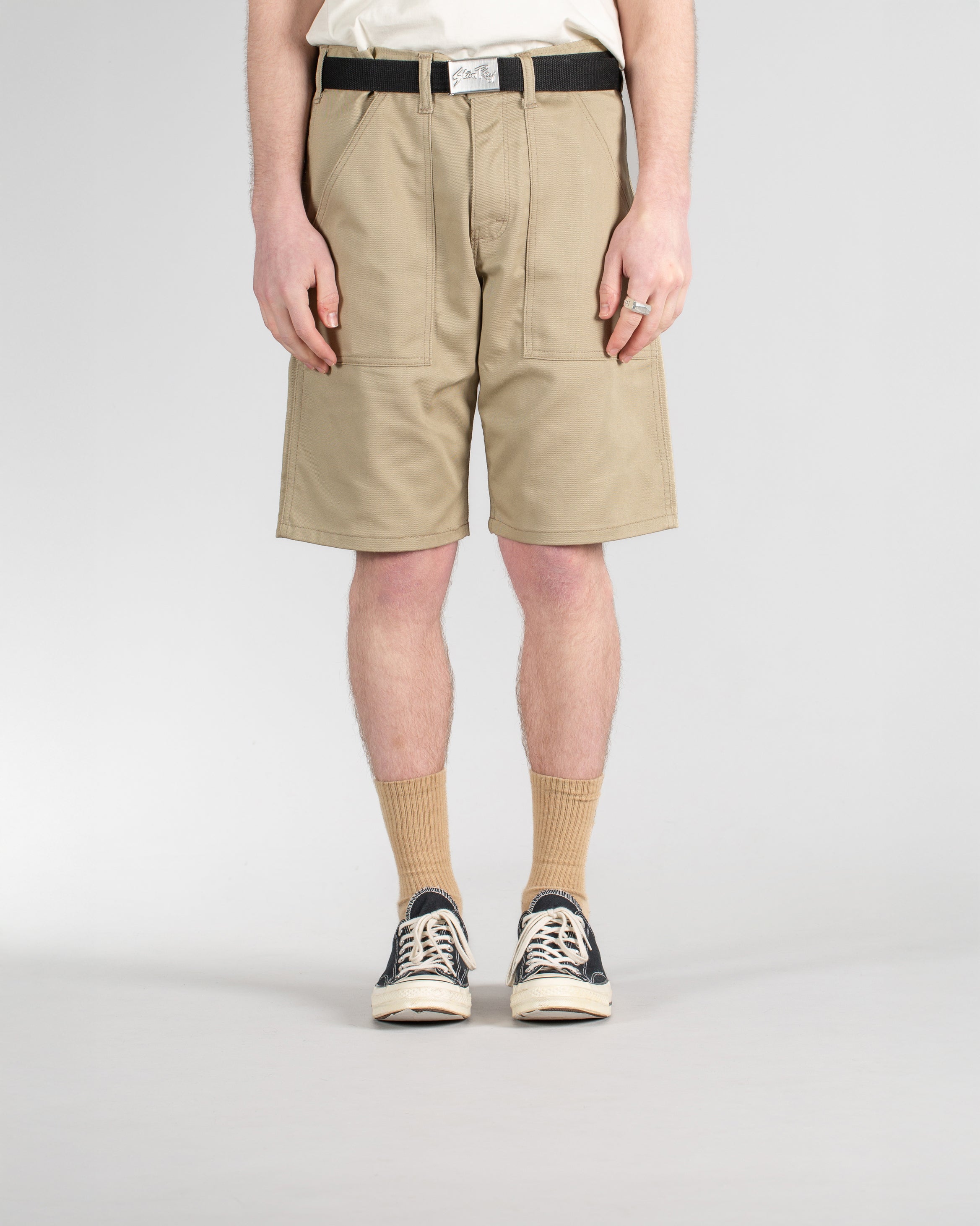 Fatigue Shorts - Khaki Twill