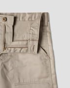 Fatigue Shorts - Khaki Twill