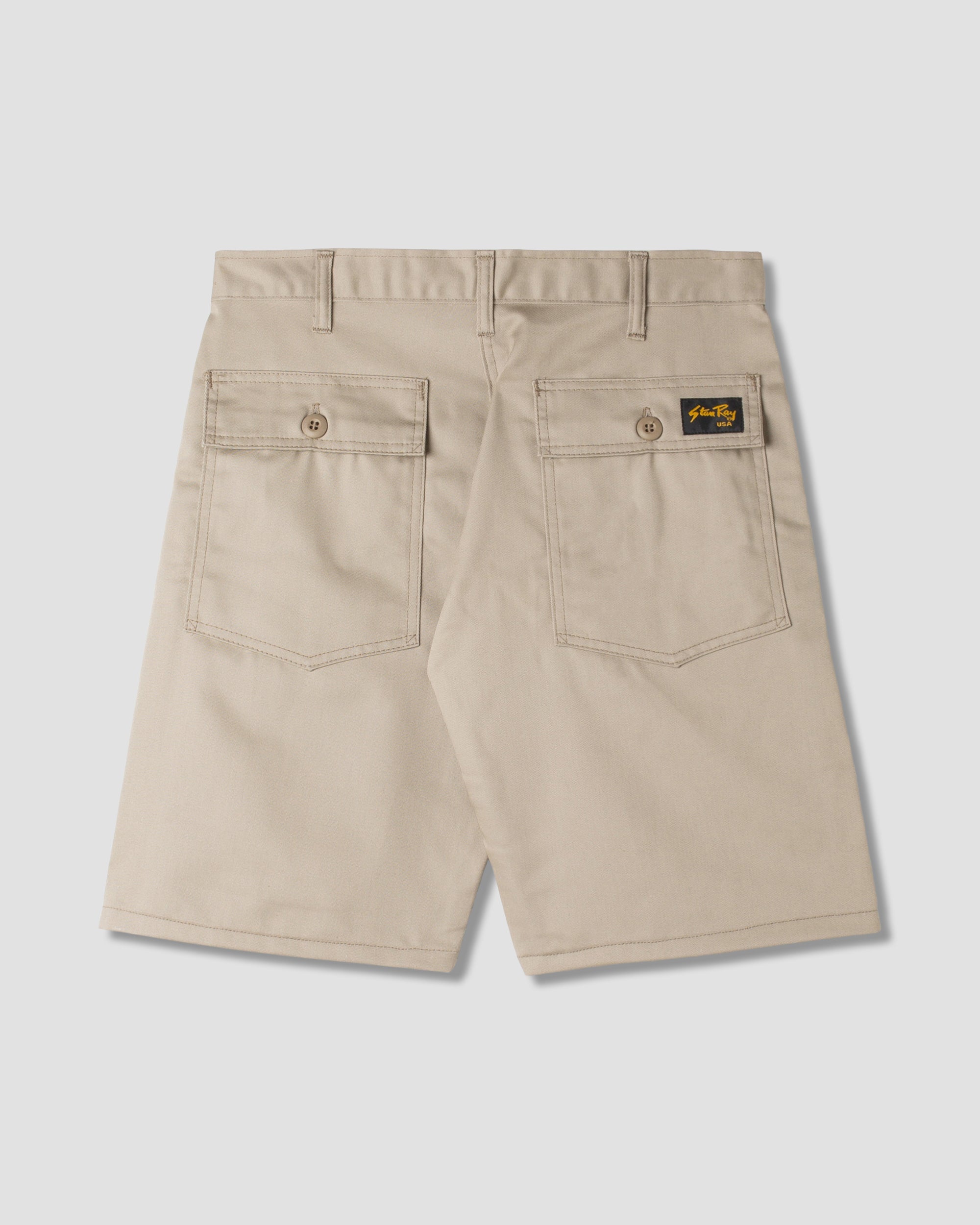 Fatigue Shorts - Khaki Twill