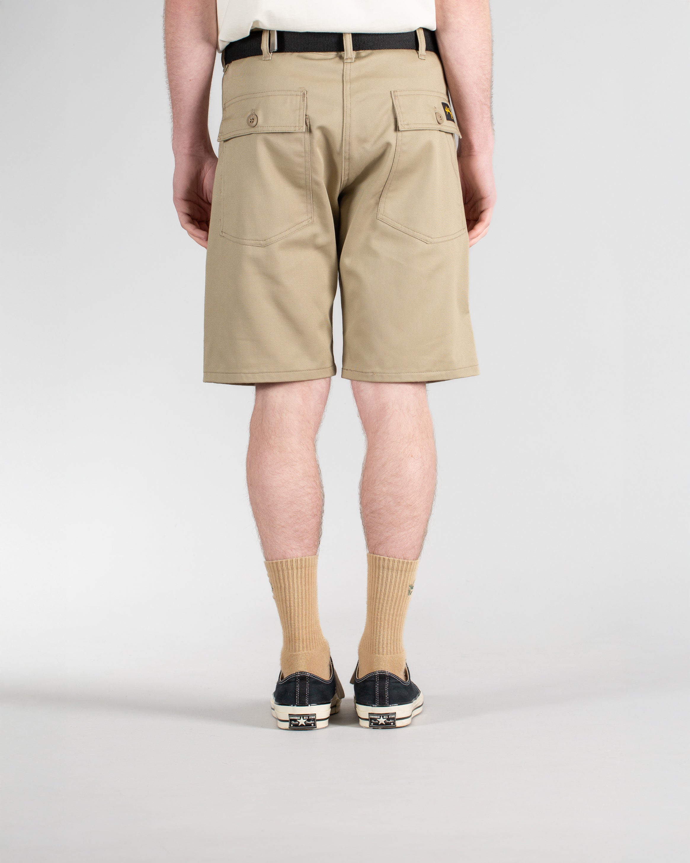 Fatigue Shorts - Khaki Twill