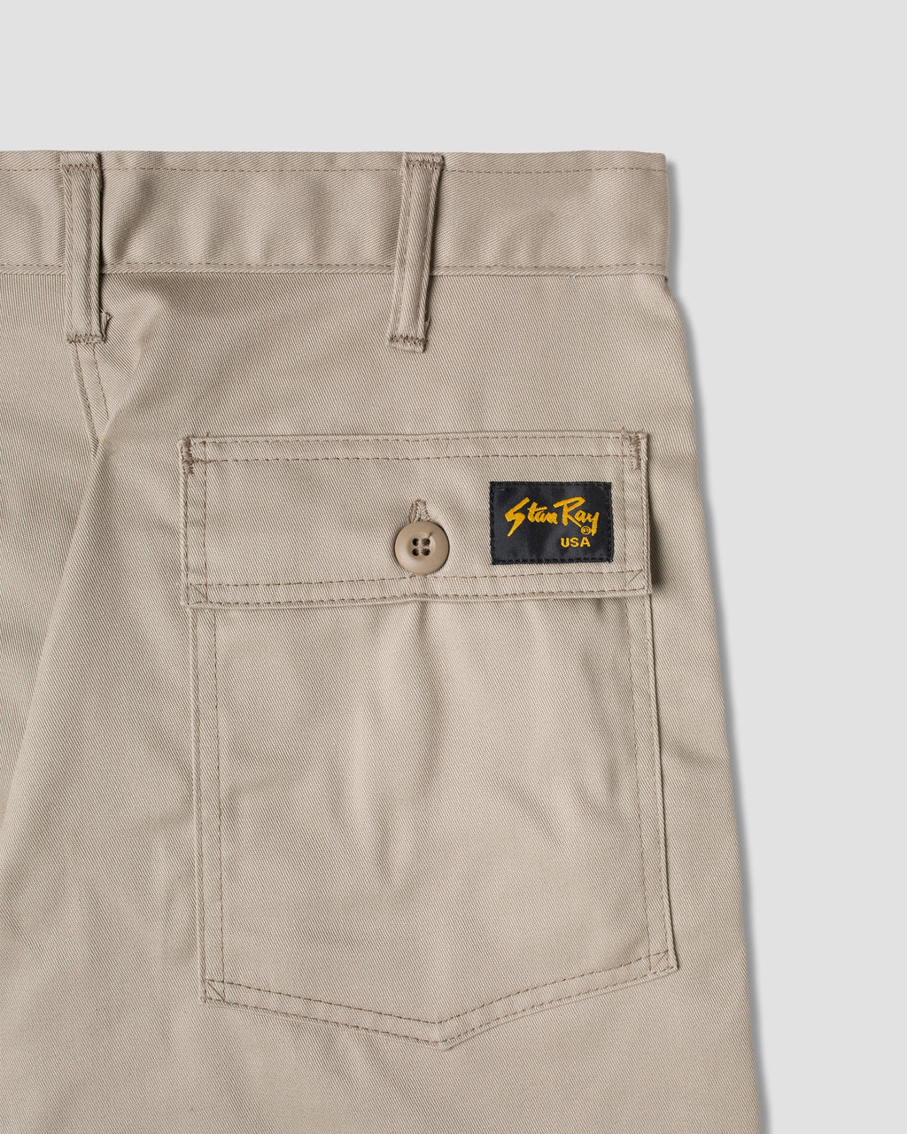 Fatigue Shorts - Khaki Twill