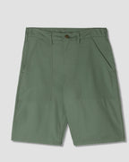 Fatigue Short - Olive Sateen 8.5oz