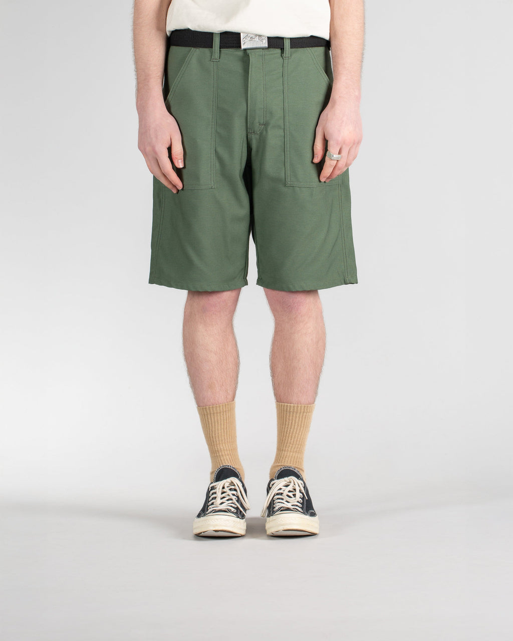 Fatigue Short - Olive Sateen 8.5oz