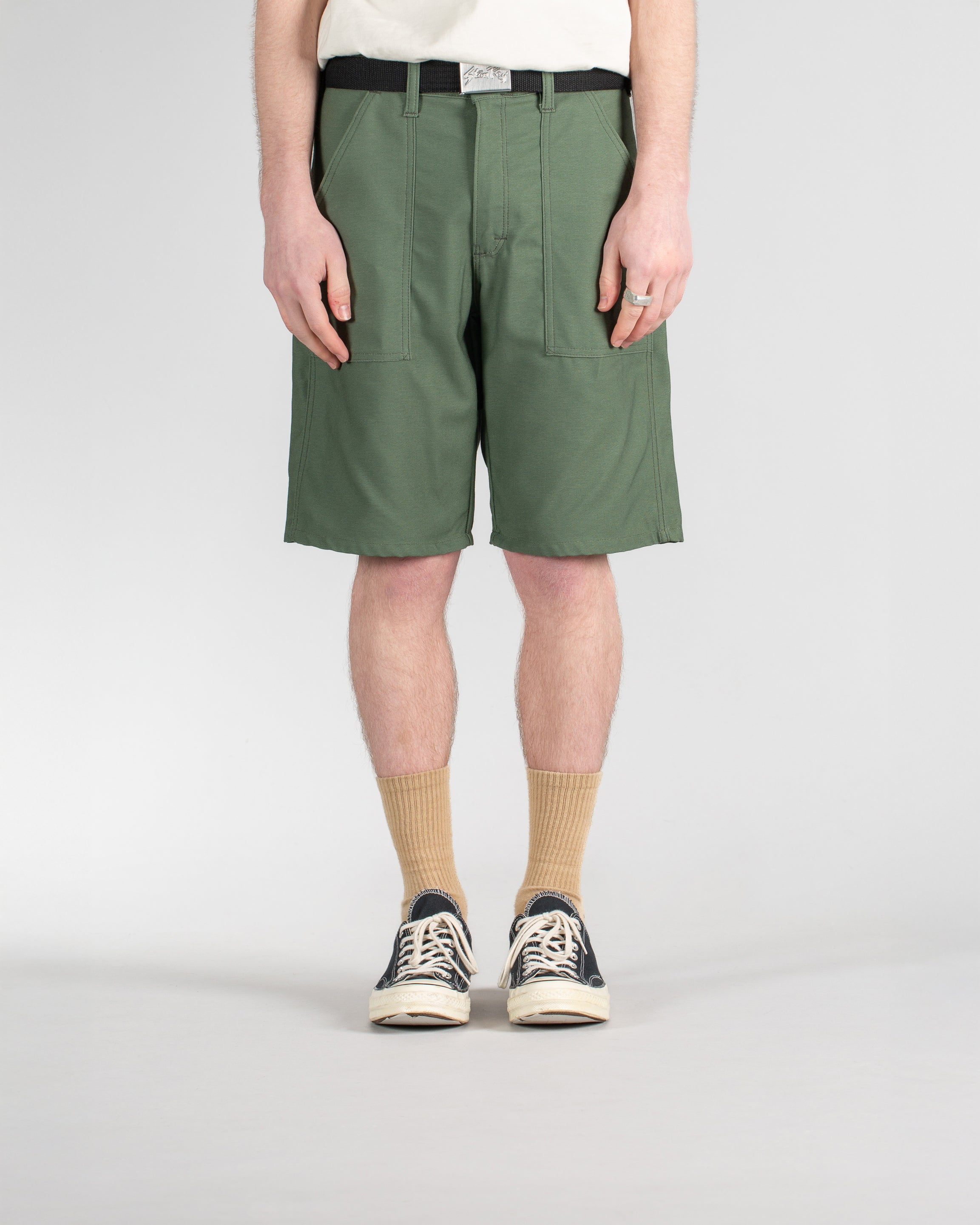 Fatigue Short - Olive Sateen 8.5oz