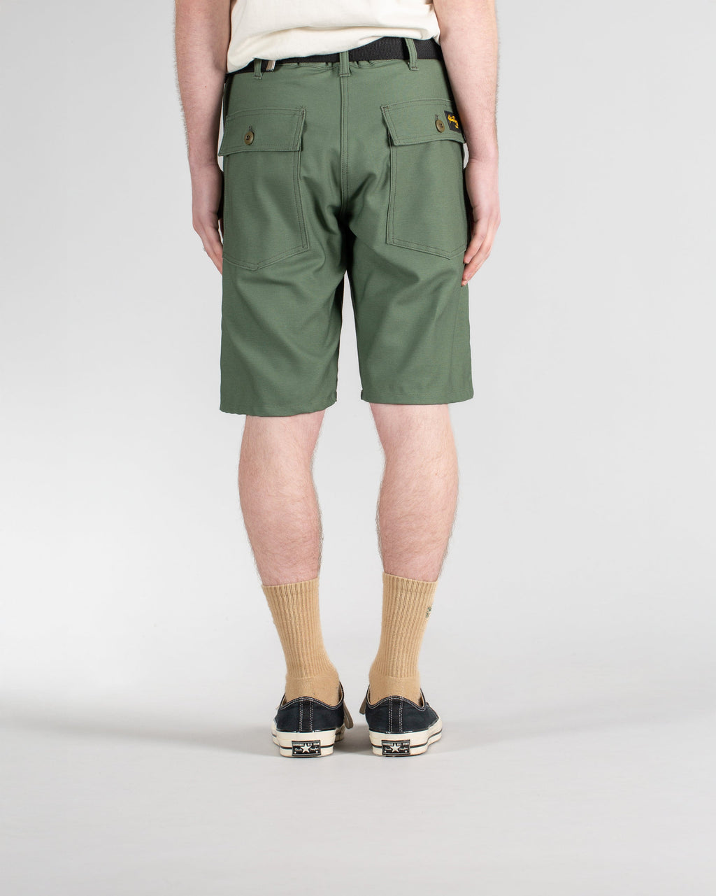 Fatigue Short - Olive Sateen 8.5oz