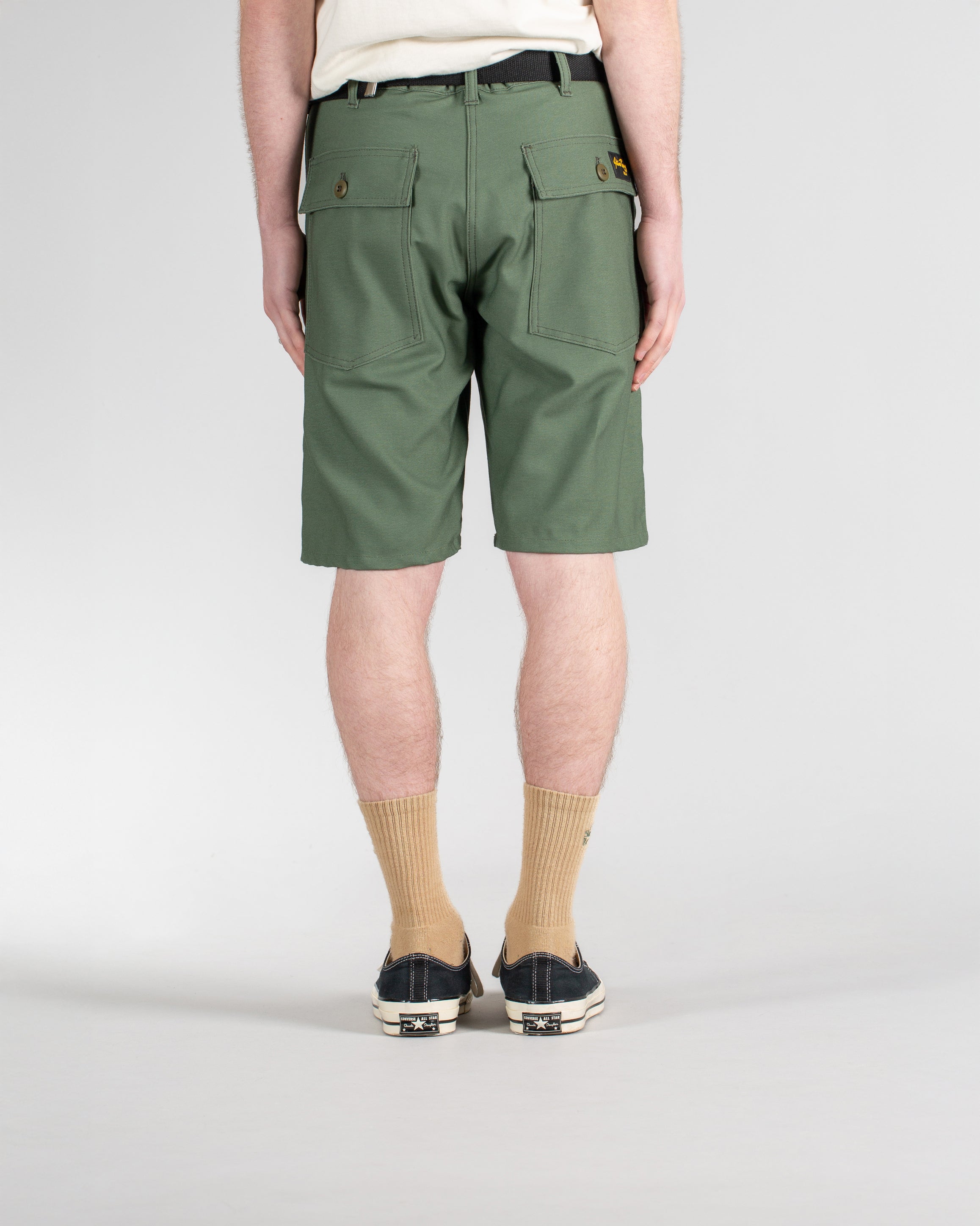 Fatigue Short - Olive Sateen 8.5oz