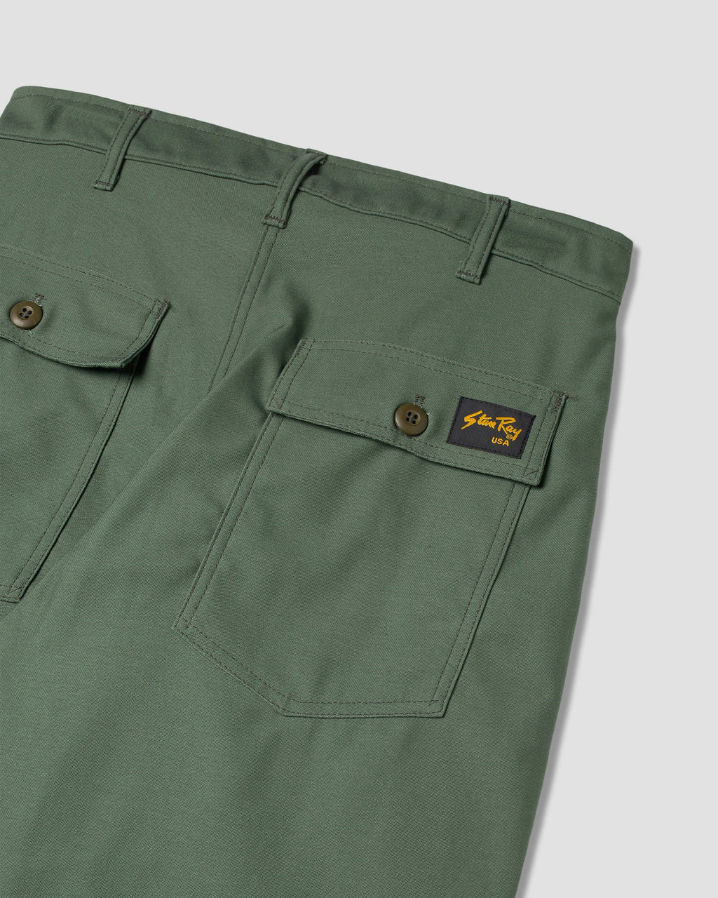 Fatigue Short - Olive Sateen 8.5oz