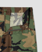 Pantalones cortos de fatiga - Woodland Camo