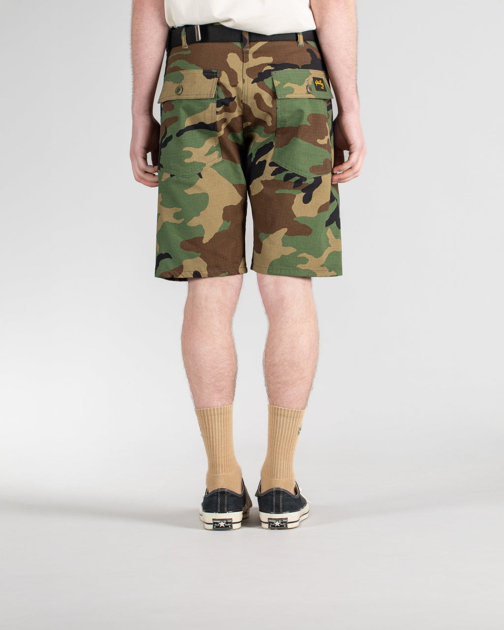 Pantalones cortos de fatiga - Woodland Camo