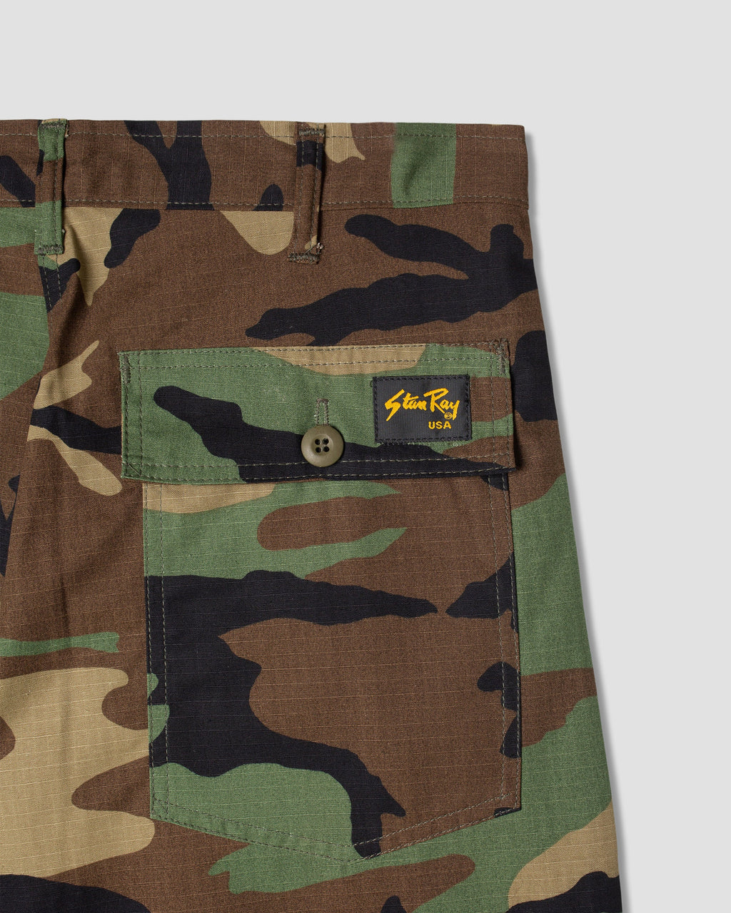 Pantalones cortos de fatiga - Woodland Camo