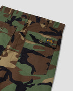 Pantalones cortos de fatiga - Woodland Camo