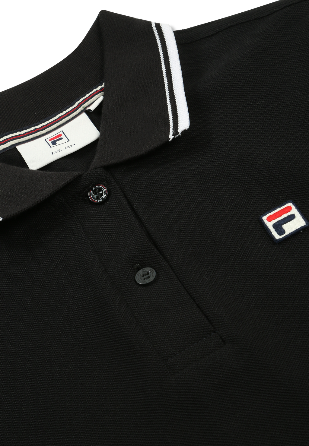Slim Tipped Polo Shirt - Black