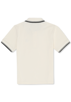 Slim Tipped Polo Shirt - Egret