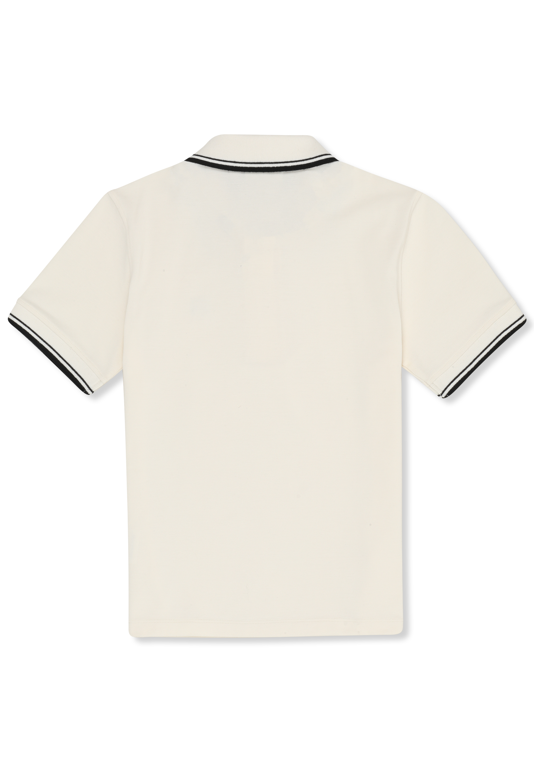 Slim Tipped Polo Shirt - Egret