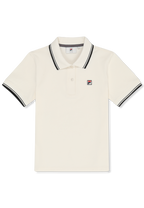 Slim Tipped Polo Shirt - Egret