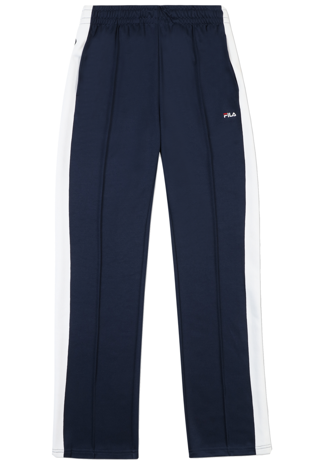 Pantalon De Survêtement À Bandes Droit - Iris Noir