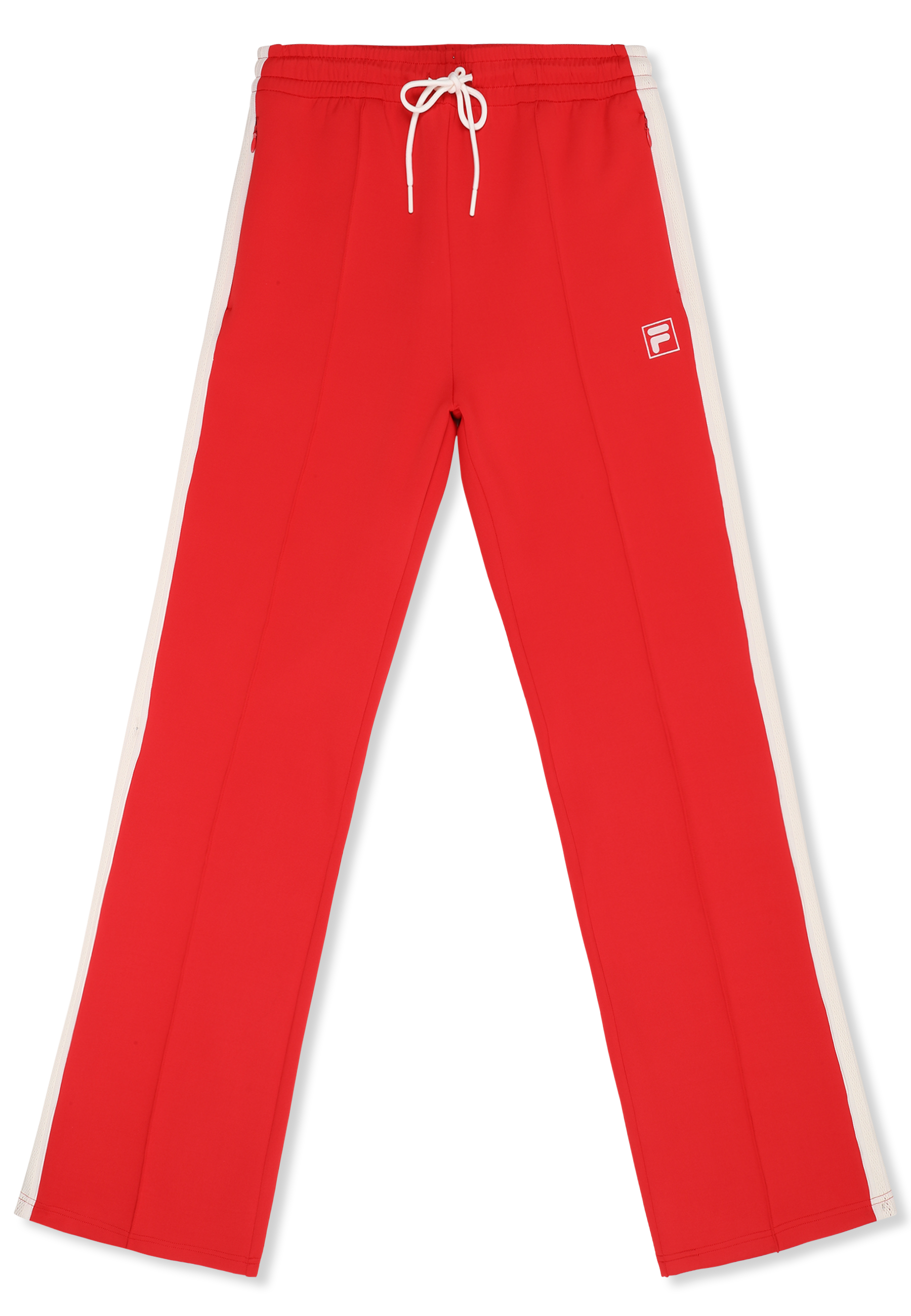 Pantalon De Survêtement À Bandes Extra-Long - Rouge Vif