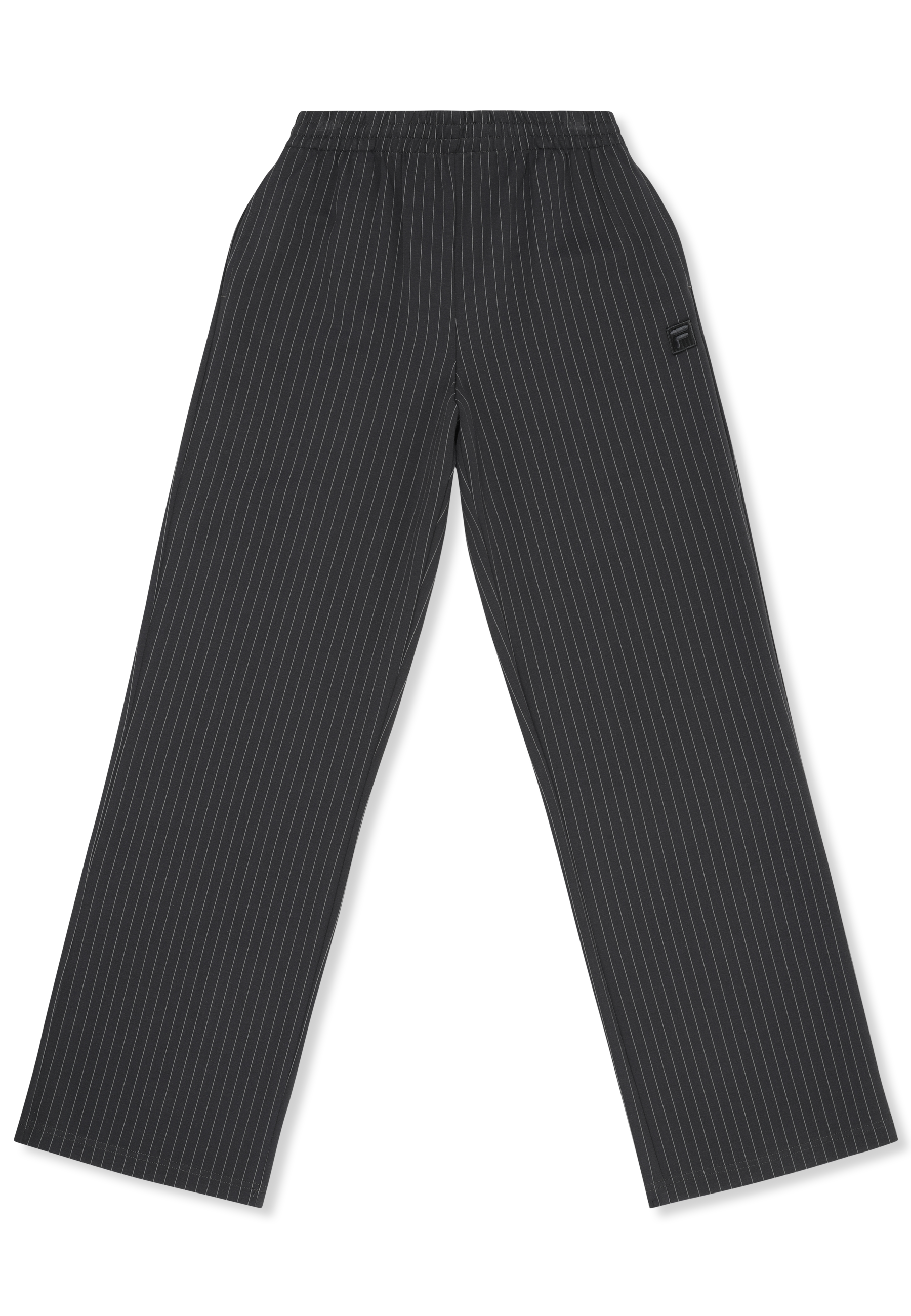 Pantalon Large À Fines Rayures - Phantom