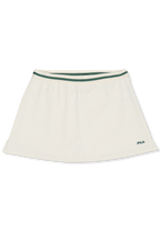 Jupe-Short De Tennis À Bandes Ajustée Imprimée - Aigrette